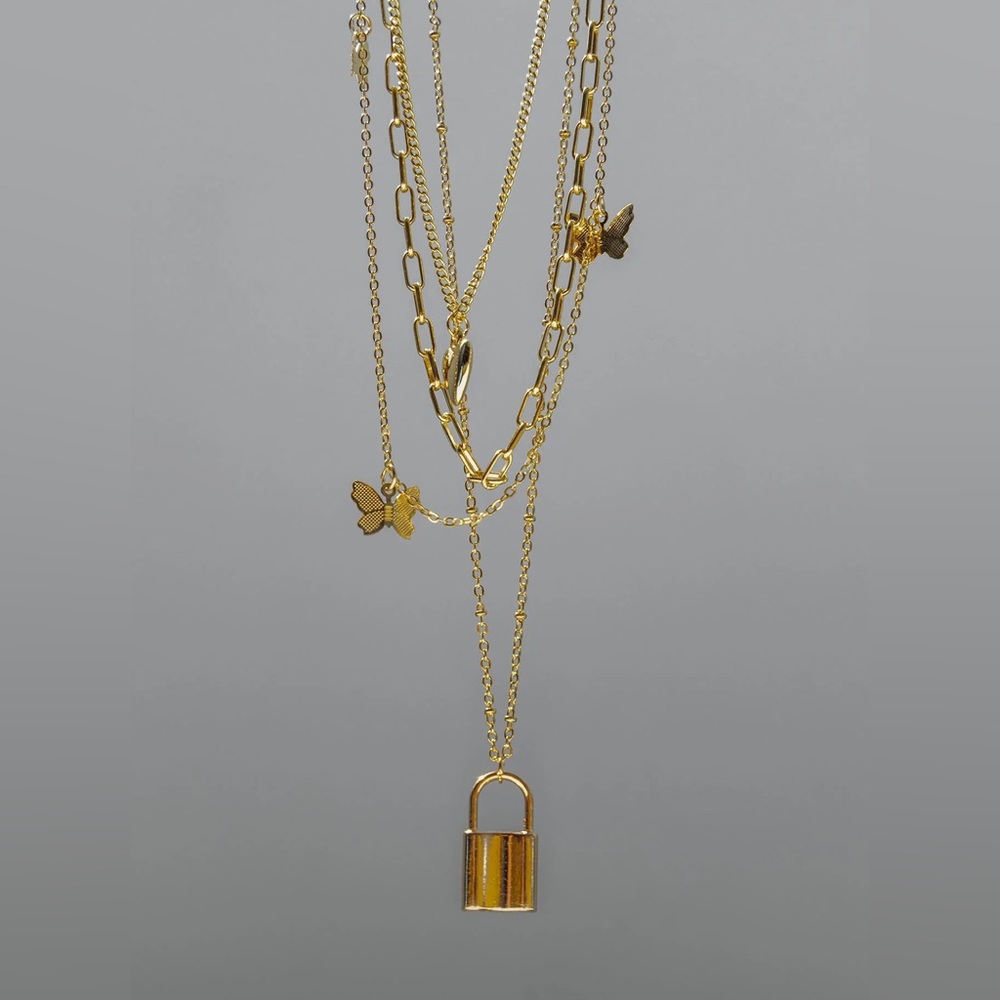 Princess Polly layered necklace